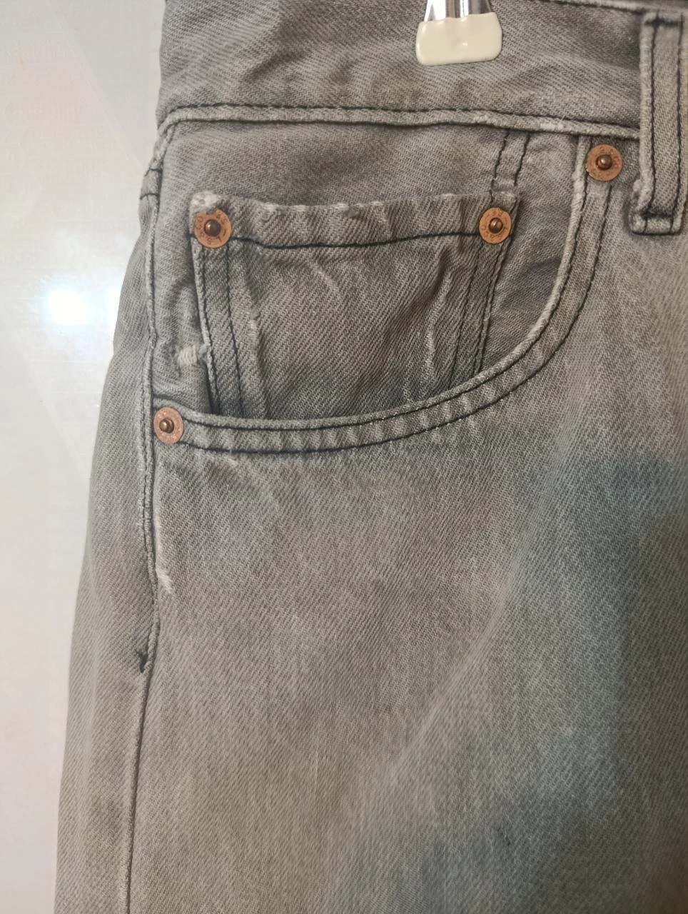 Levi's 501 curtos W34 L36 R876. – photo 7